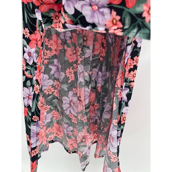 ATL Abel The Label Anthropologie Skirt Maxi Women XS Floral Pink Cottagecore New - Picture 8 of 13